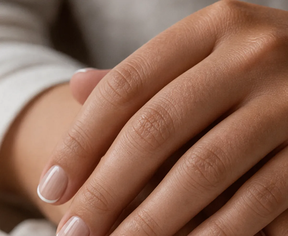 Micro French nail style at Polished Nail Studio