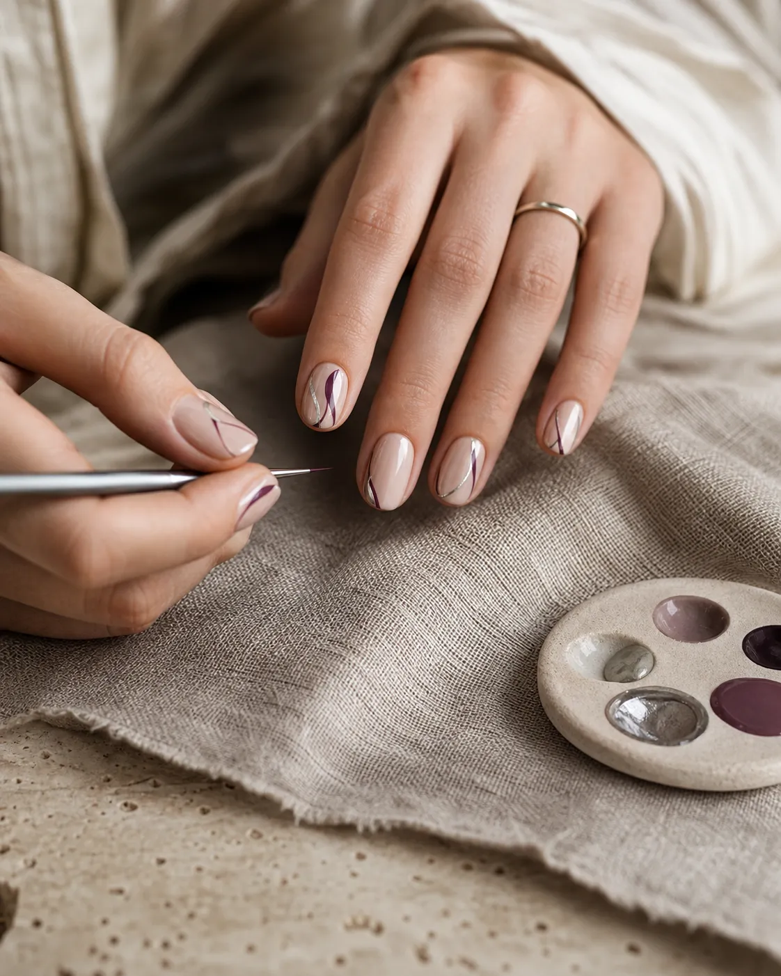 Nail Art detail at Polished Nail Studio